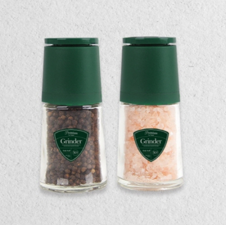 (솔트 그라인더+통후추그라인더) 2종 선물세트 손잡이박스 #2