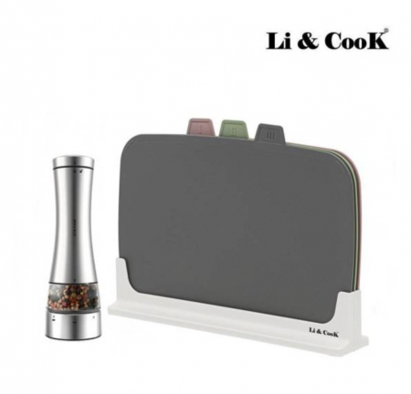 리앤쿡 레스트 향균 999 도마 4종 솔트 페퍼 무선 그라인더 #2