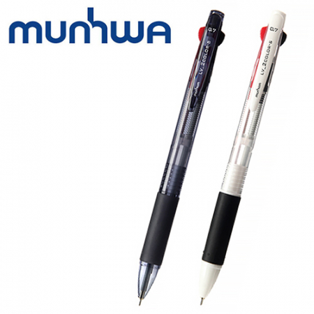 (국산)문화LV2색볼펜에스(0.7) #2