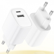 코끼리 에픽 GaN PD 25W PPS A+C 2포트 초고속 충전기 (C to C 1.2M 케이블 포함)