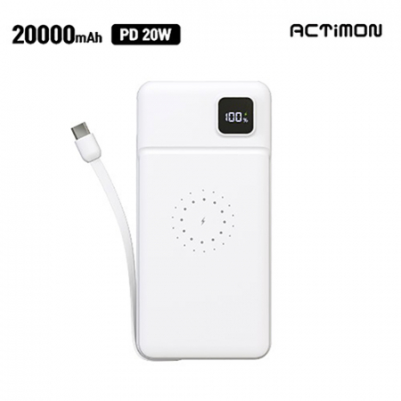 엑티몬 LCD PD20W 무충15W보조배터리20000mAh #2