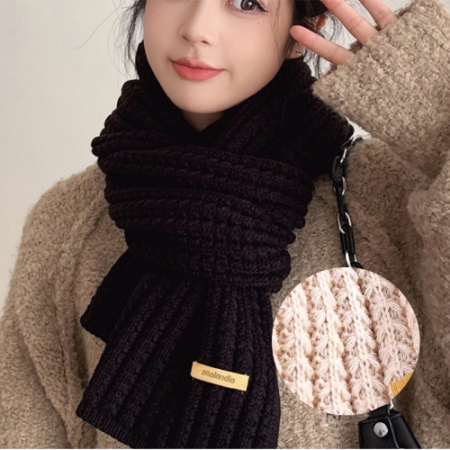 따뜻한 남녀공용 니트 목도리 넥워머 #3
