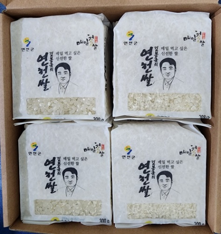 연천좋은쌀 연구소  연진쌀 300G*4피세트 #3
