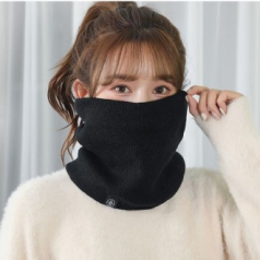 오웬 니트 넥워머 목도리 퍼 머플러