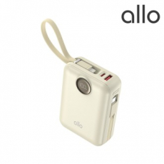 알로 2008PD 대용량 C타입 8핀 케이블 일체형 미니 고속충전 보조배터리 20000mAh