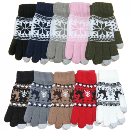 남녀공용 방한장갑 스마트폰장갑 눈꽃장갑 #3