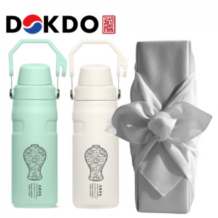 한국전통 에디션 고려청자 텀블러 독도보틀 패스트플로우 450ml 보자기 선물포장 #2