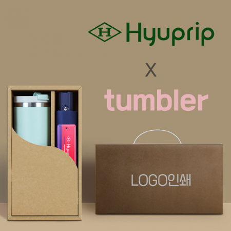 협립3단모던완전자동우산 +킹덤 이중진공 핸들 텀블러-세트 #2