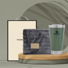 시즈넬 웨이브 극세사 담요+스탠리 비어파인트473ml