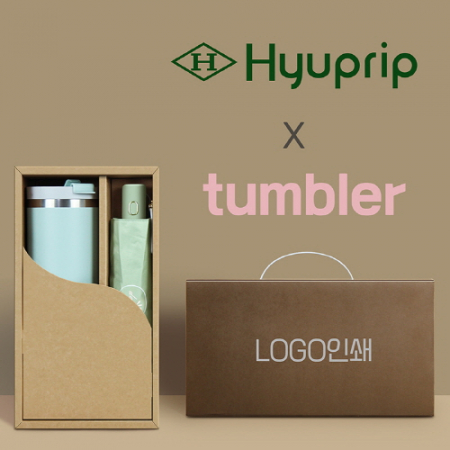 협립3단50암막데이지완전자동우양산 +킹덤 이중진공 핸들 텀블러-세트 #2