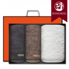 송월타올 프리미엄 40수 바스1장+포인트200g40수 세면2장 선물세트(박스+쇼핑백 포함)