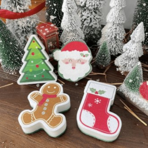 크리스마스수세미 수세미 판촉수세미 주방용품