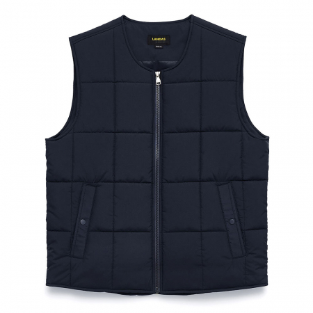 LD91W 라운드넥 퀼팅 조끼