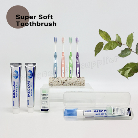 니치 슈퍼소프트캡칫솔 애경2080치약 치간 슬림모 구강세트 #5