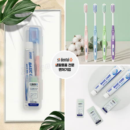 니치 슈퍼소프트캡칫솔 애경2080치약 치간 슬림모 구강세트 #6