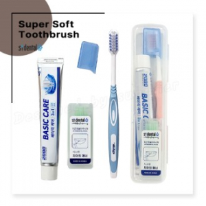 니치 슈퍼소프트캡칫솔 애경2080치약 치간 슬림모 구강세트
