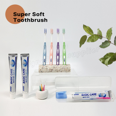 니치 슈퍼소프트캡칫솔 애경2080치약 치간1p 슬림모 구강세트 #5