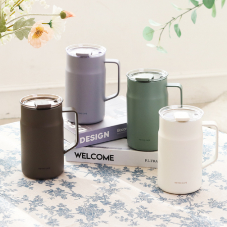 락앤락 메트로 카페 머그 세라믹 텀블러 600ml (LHC4282) #2