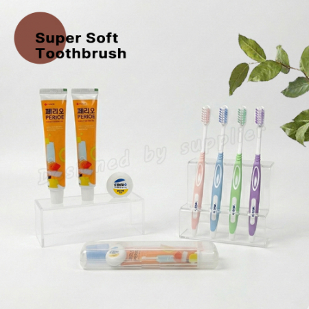 니치 슈퍼소프트캡칫솔 페리오치약 치실 슬림모 구강세트 #5