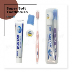 니치 슈퍼소프트캡칫솔 애경2080치약 치실 슬림모 구강세트