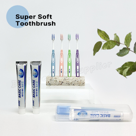 니치 슈퍼소프트캡칫솔 애경2080치약 슬림모 구강세트 #5