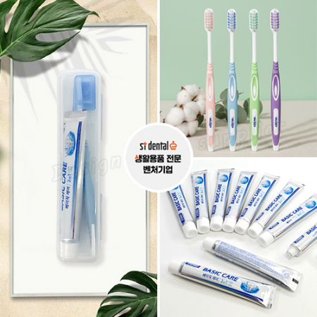 니치 슈퍼소프트캡칫솔 애경2080치약 슬림모 구강세트 #6