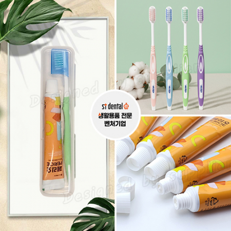 니치 슈퍼소프트캡칫솔 페리오치약 슬림모 구강세트 #6