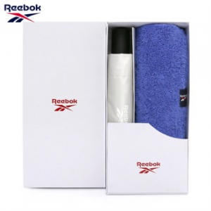 리복 3단완전자동 뉴트럴 암막 우양산+180g 코마사 면사타올 세트