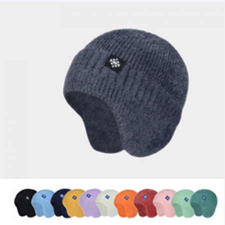 라이너 방한 니트 귀도리 비니 #2