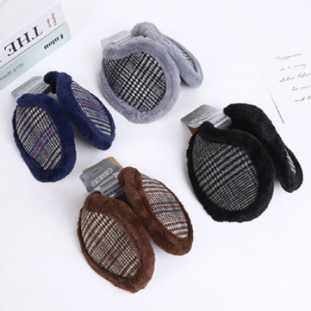 체크 방한귀마개 귀도리 Z2524 #3