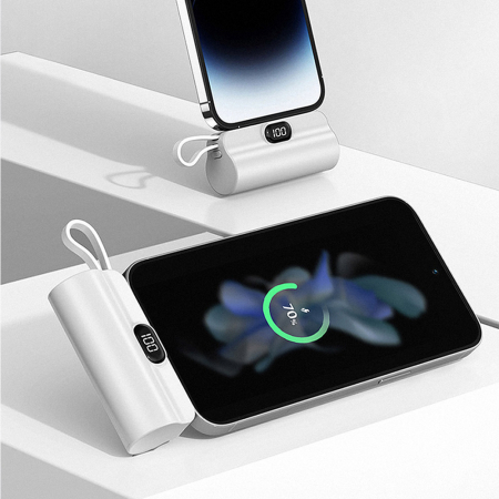 뉴에이커 LED 듀얼 미니 보조배터리 5000mAh SM-ST-L55 #2