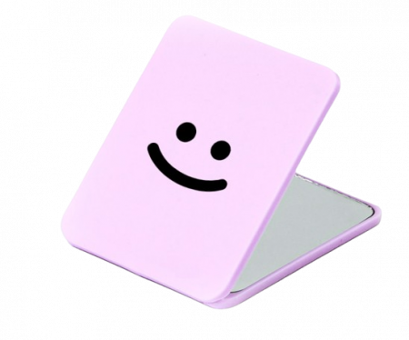 감성 접이식 사각 휴대용 손거울 #2