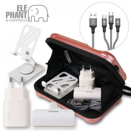 엘리펀트 프리미엄 고속 충전기 거치대 보조배터리 세트 #2