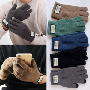 웜 따뜻 터치 니트 장갑