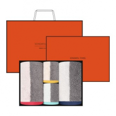 [송월타올] 컬러웨이 타월세트 4P(핸드타올 2장 + 세면타올 2장) H