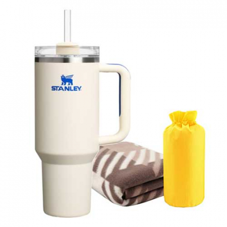 JE 담요+스탠리 퀜처 1.18L 세트 #2