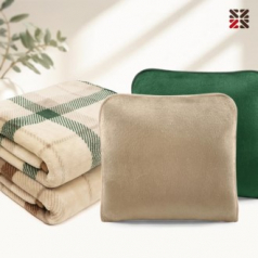 루무드 코지 극세사 쿠션 담요