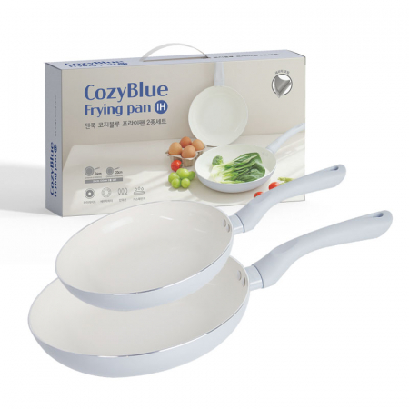 [젠쿡] 코지블루 프라이팬 2종세트 (20+24cm) #2