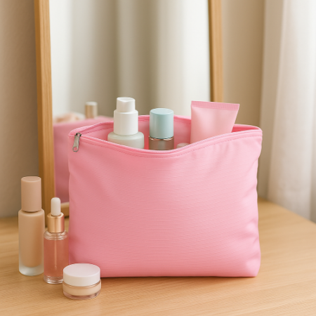 트래블잇 컬러풀 여행용파우치 大형 연핑크 #4