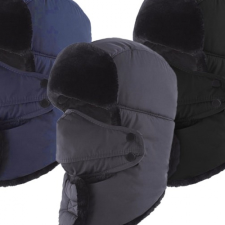 패딩 귀달이 마스크 군밤모자 #2