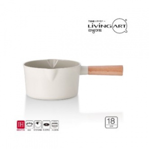 리빙아트 옥슨 IH 세라믹 밀크팬16cm