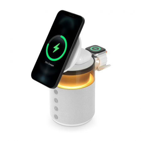 아이노트 3in1 맥세이프 블루투스 스피커 충전 스테이션 XA60S #3