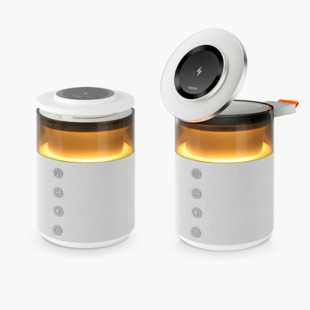 아이노트 3in1 맥세이프 블루투스 스피커 충전 스테이션 XA60S #4