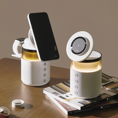 아이노트 3in1 맥세이프 블루투스 스피커 충전 스테이션 XA60S #6