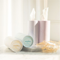 무지 차량용원통티슈/ 휴대용 매직 보틀티슈 60매 1P