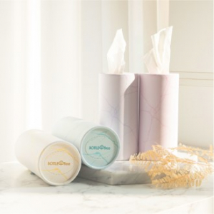 무지 차량용원통티슈/ 휴대용 매직 보틀티슈 60매 1P