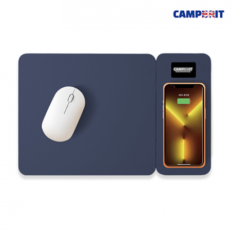 캠브리트 고속무선충전 마우스패드 분리형 2in1 LED white Light (홍보의여왕) #3