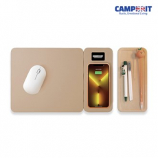 캠브리트 고속무선충전 마우스패드 분리형 3in1 LED white Light (홍보의여왕)