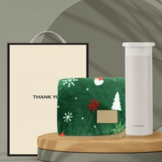 시즈넬 크리스마스 극세사 담요 + 락앤락 스파이더 텀블러400ml