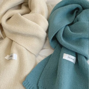 미니멀 넥워머 쁘띠목도리 니트머플러